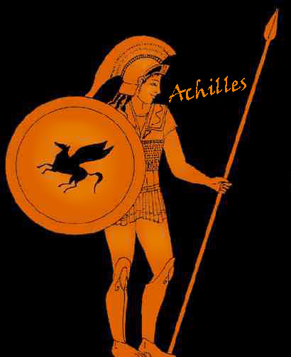 Achilles with his shield