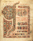 Initial page, Gospel of Luke (Lindisfarne Gospels)