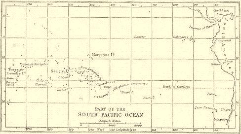 Chart of Portion of the Pacific Ocean