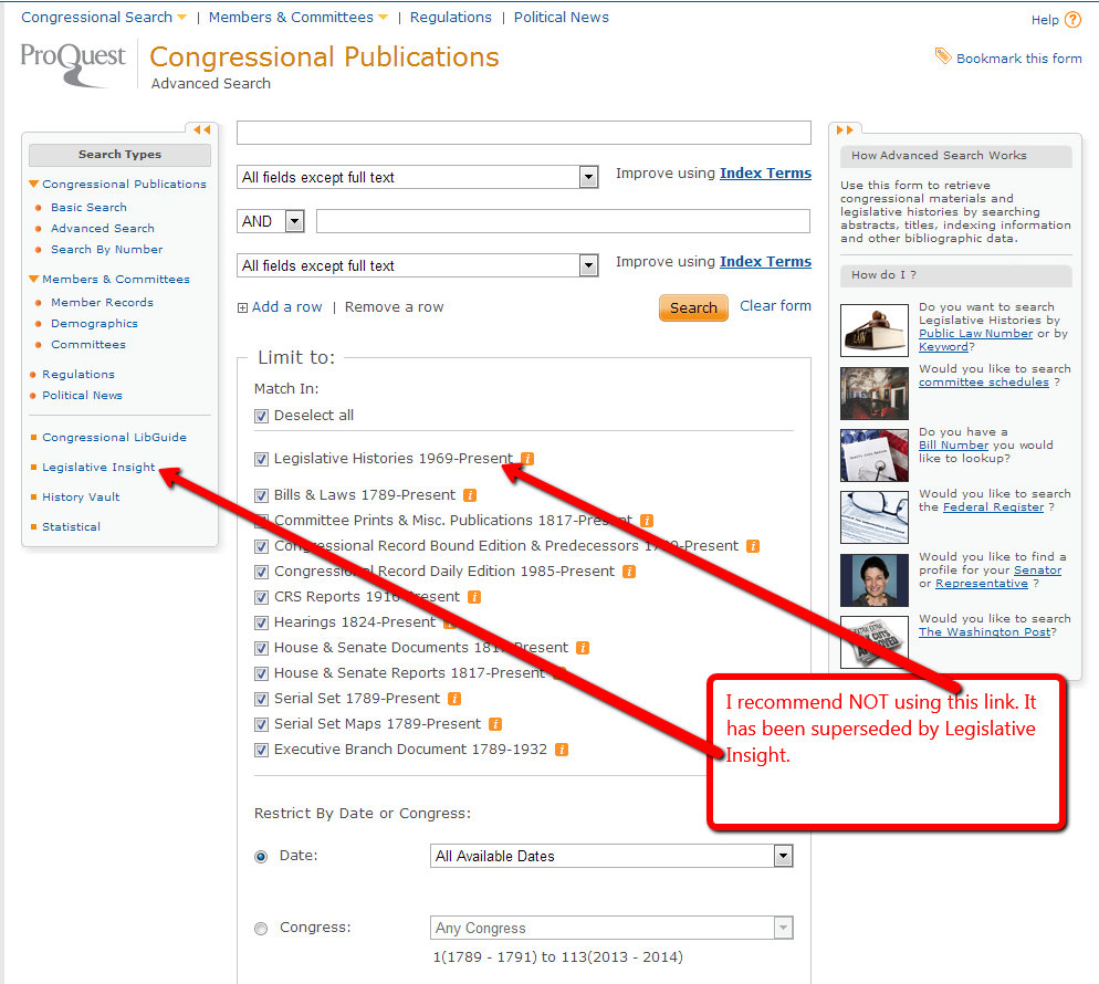 ProQuest Legislative Insight