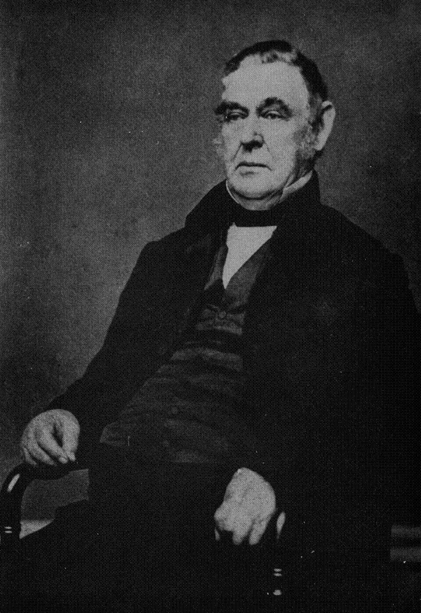 Photograph of Edmund Gardner towards the end of his life, showing the crippled hand