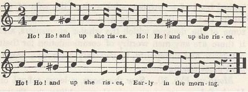 Music-1: Ho! Ho! and up she rises